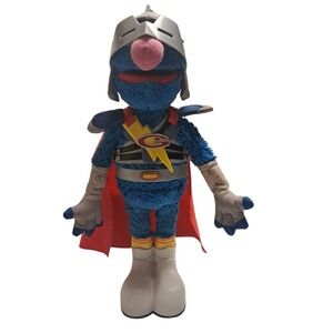 Sesame Street FLYING SUPER GROVER 2.0, Talking Plush Character Hasbro 2011 Works
